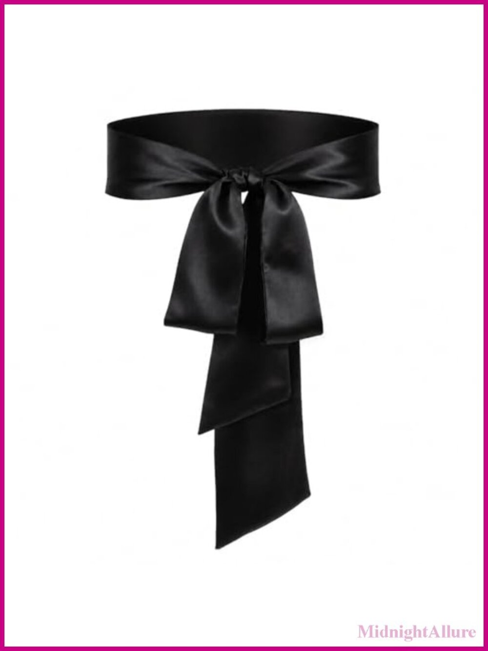 Satin Sash Belt Wide Long Dress Bridal Wedding Formal Waist Tie